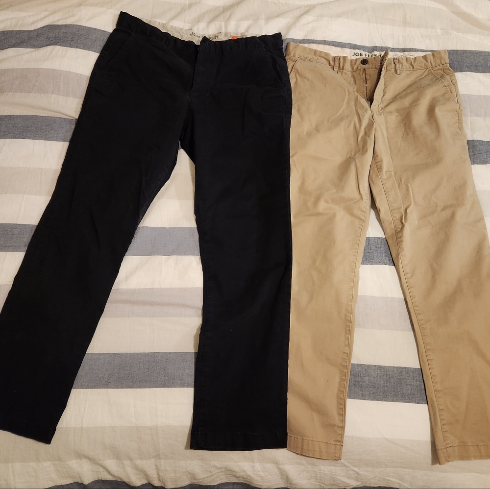 2 Pairs of Joe Fresh slacks